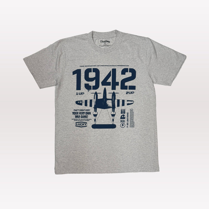 1942 T-Shirt - Light Grey Marle