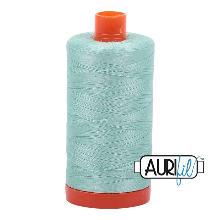 2830 Mint Aurifil Cotton 50wt Large Spool||color:2830 Mint