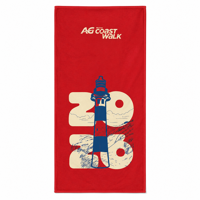 AG Belgian Coast Walk - Beach towel