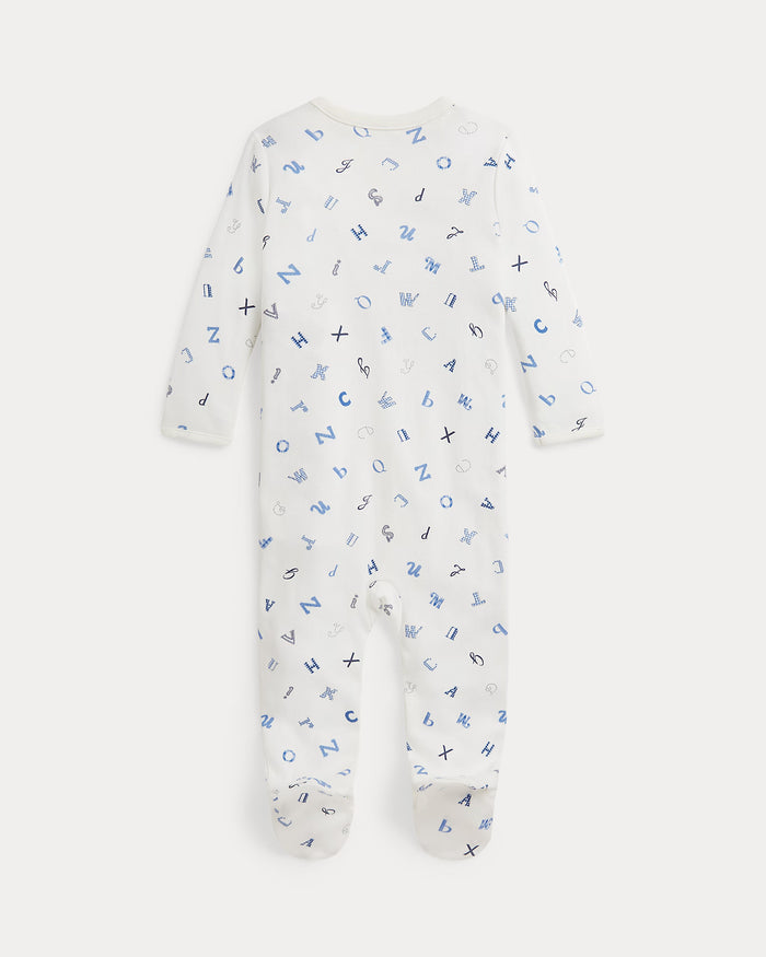 Alphabet-Print Coverall - Madison's Niche