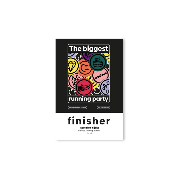 Baloise Antwerp 10 Miles - Poster TBRP - 30x45cm