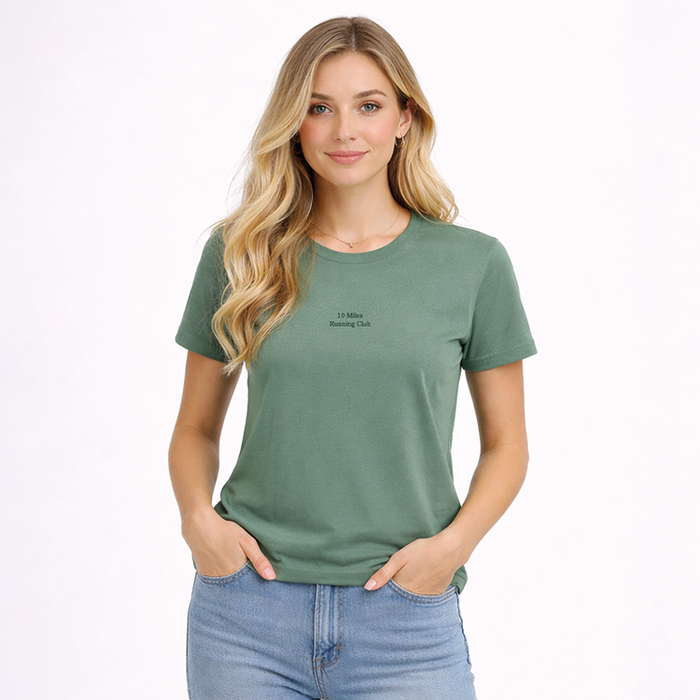 Baloise Antwerp 10 Miles Running Club - T-shirt green women