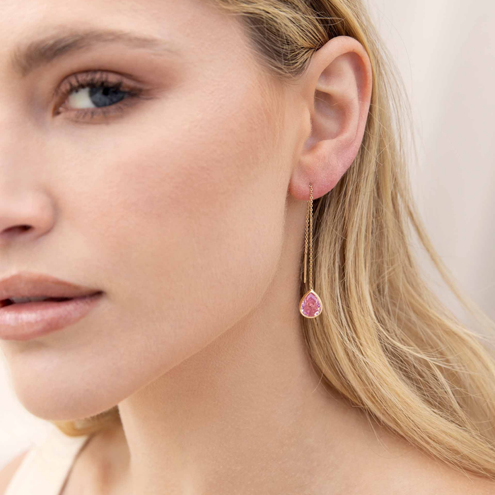Barely There Earrings in Light Pink - Madison's Niche