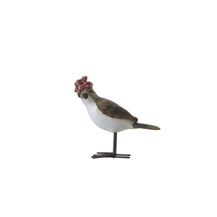 Bird with Flower Hat - Madison's Niche