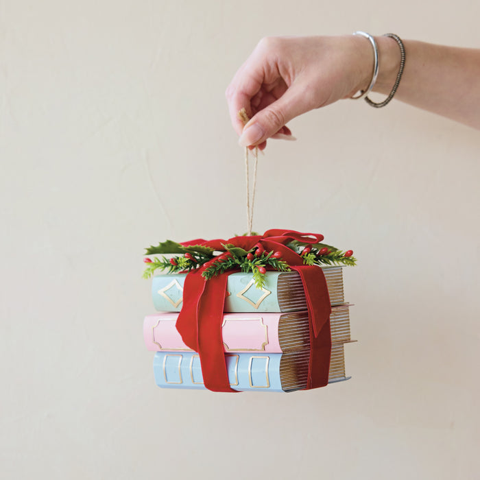 Book Stack Ornament