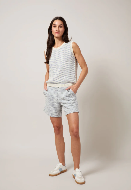 Claire Mesh Sweater Shell - Madison's Niche
