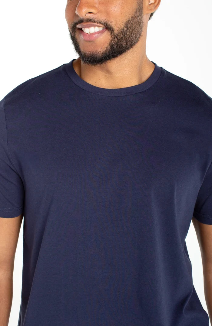 Crew Neck Tee in Navy - Madison's Niche