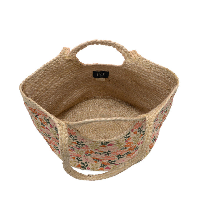 Daisies Anya Jute Tote - Madison's Niche