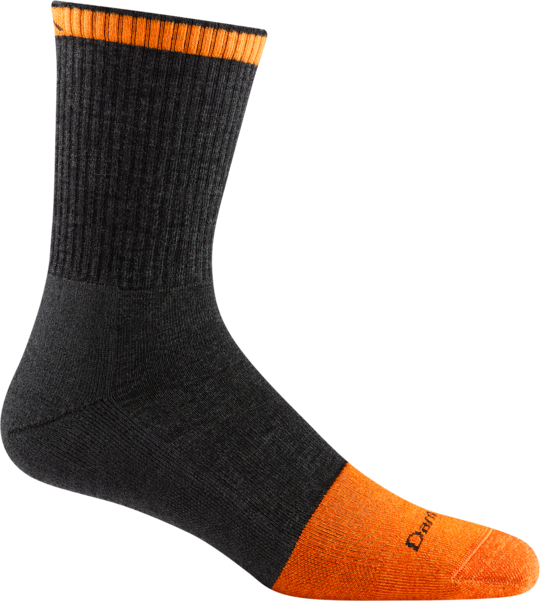 Darn Tough Mens Steely Micro Crew Midweight Work Socks
