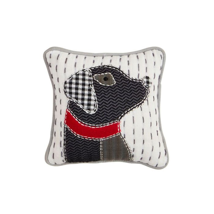 Dog Applique Mini Pillow - Madison's Niche