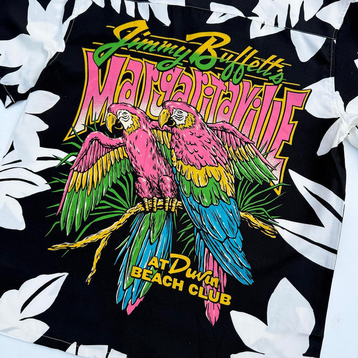 Duvin X Margaritaville Beach Club Button Up - Black