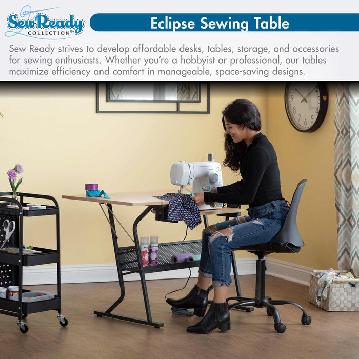 Eclipse Hobby Table Black / Maple