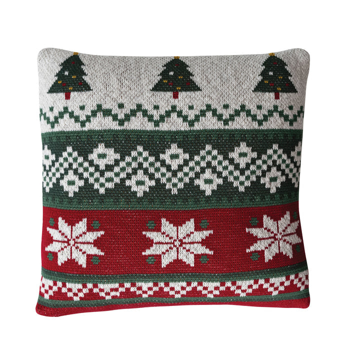 Fair Isle Knit Pillow
