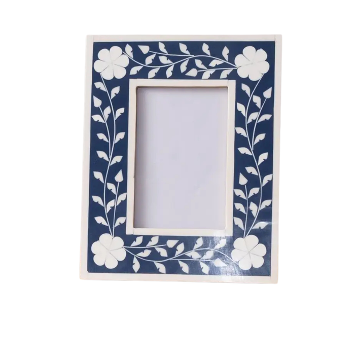 Floral Inlay Photo Frame - Madison's Niche