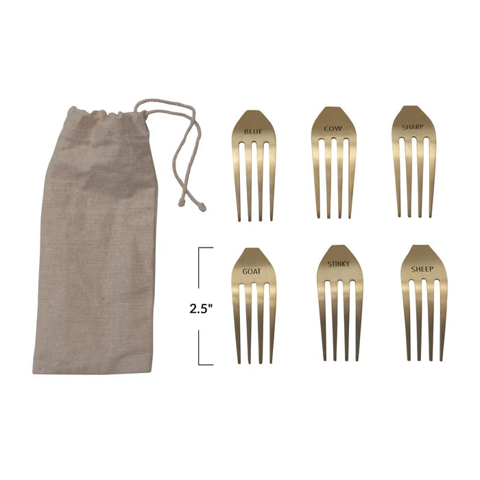 Fork Cheese Markers - Madison's Niche