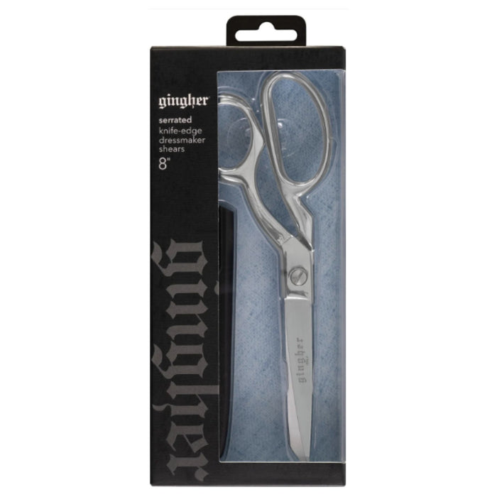 Gingher 8in Serrated/Knife Edge Dressmakers Shears