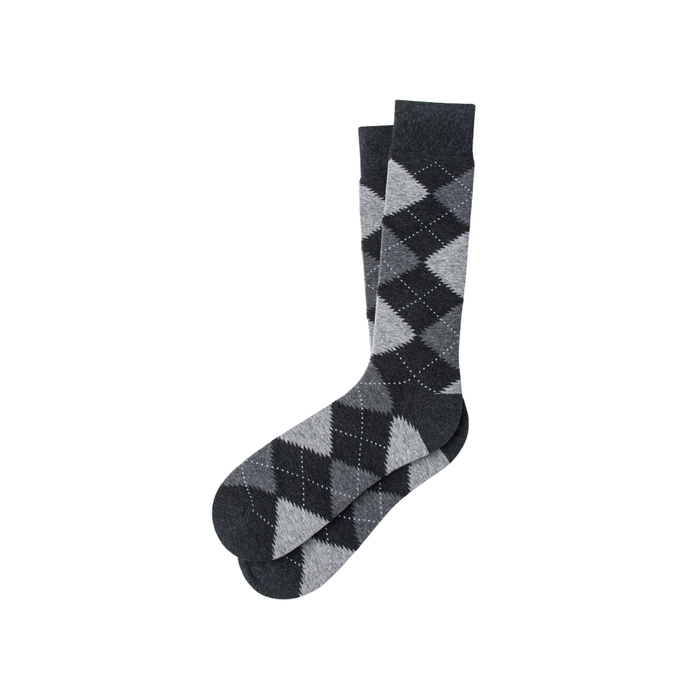 Gray Argyle Socks