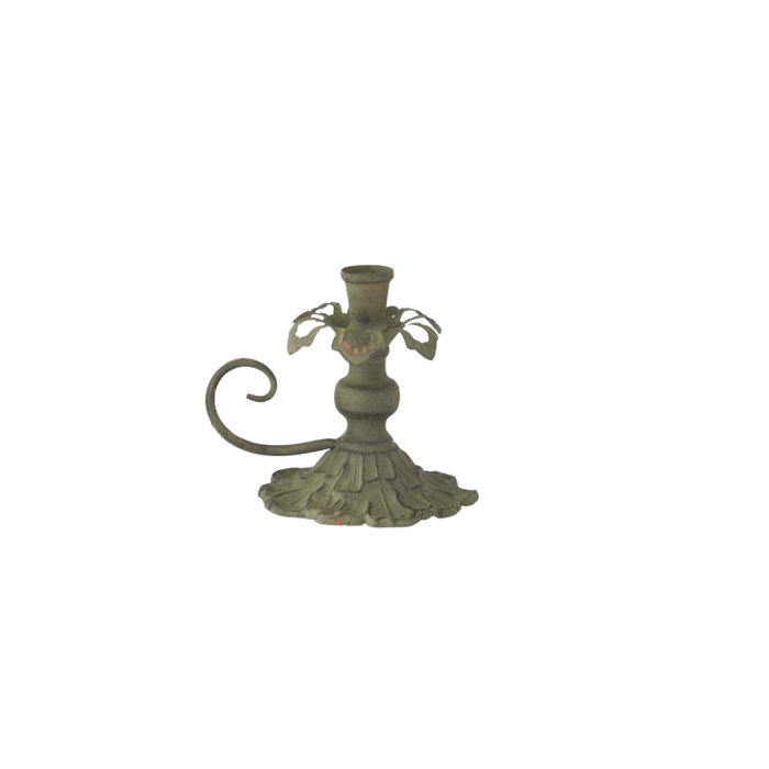 Green Metal Taper Holder - Madison's Niche