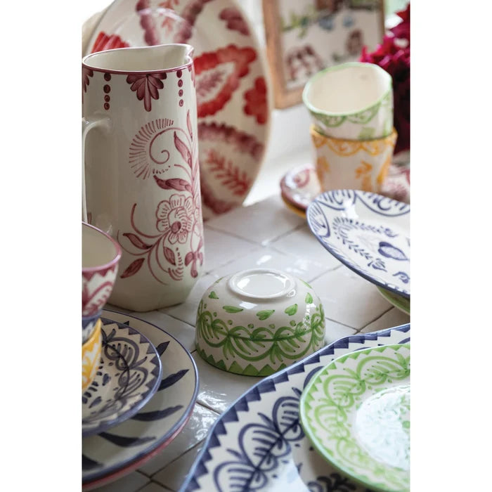 Hand-Painted Botanical Pitcher - Madison's Niche
