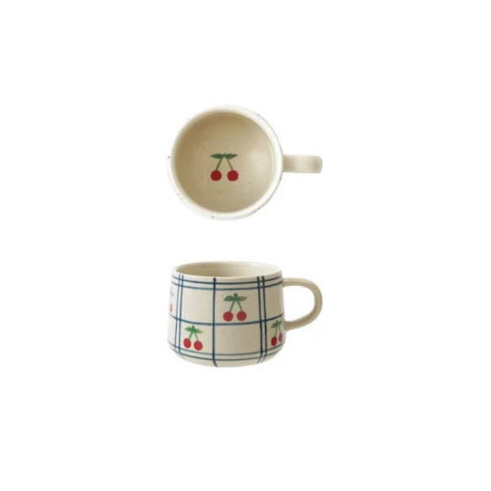 Hand-Painted Mug with Pattern - Madison's Niche
