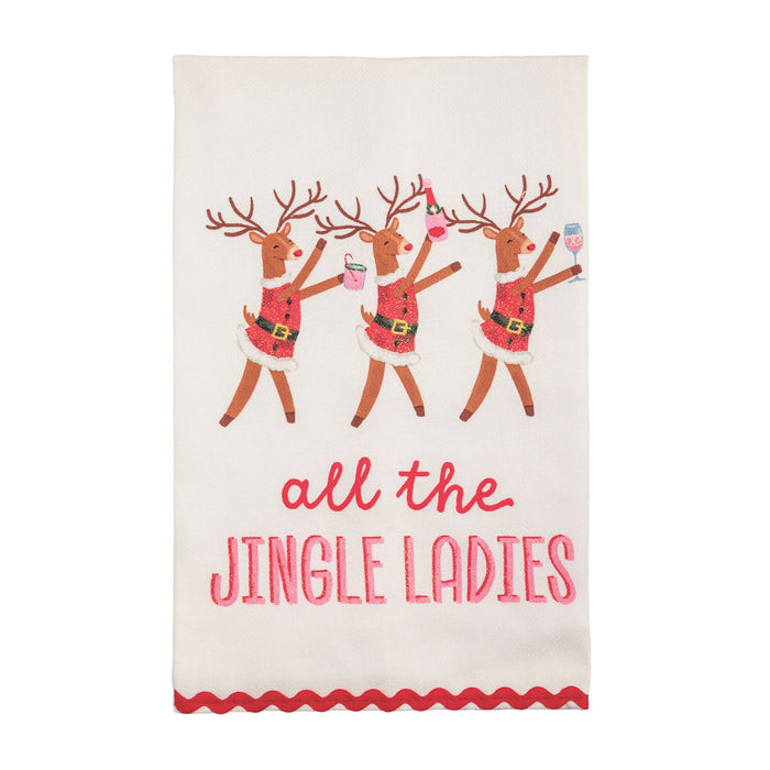 Holiday Bar Glitter Towel