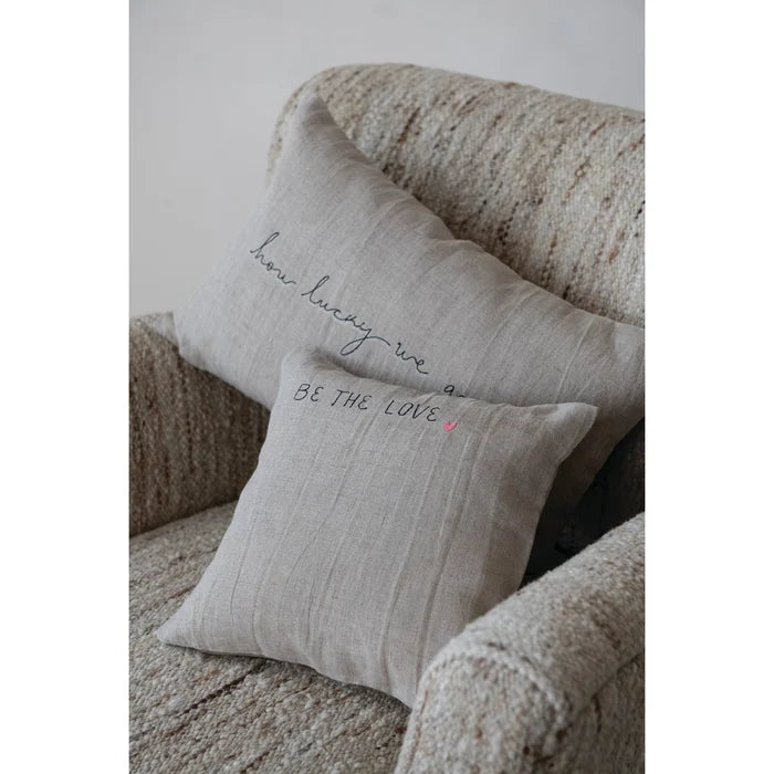 "How Lucky" Pillow - Madison's Niche