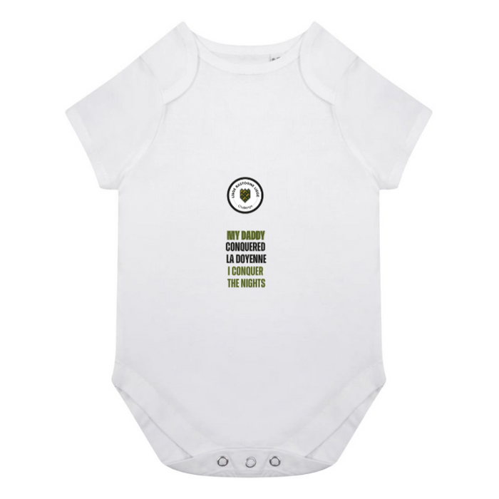 LBL Challenge - Baby romper I conquer the night