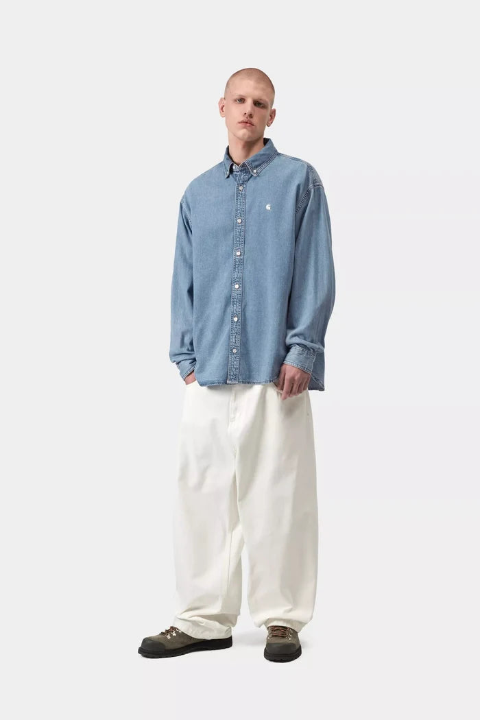 Lucas Shirt - Blue Bleached