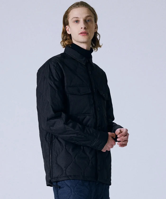 Military Down Shirt - Black