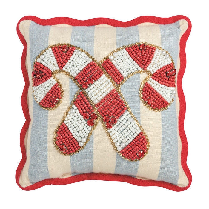 Mini Nutcracker Beaded Pillow
