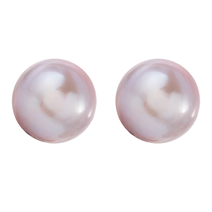 Pick A Pearl Double Lavender Freshwater Pearl on a white background
