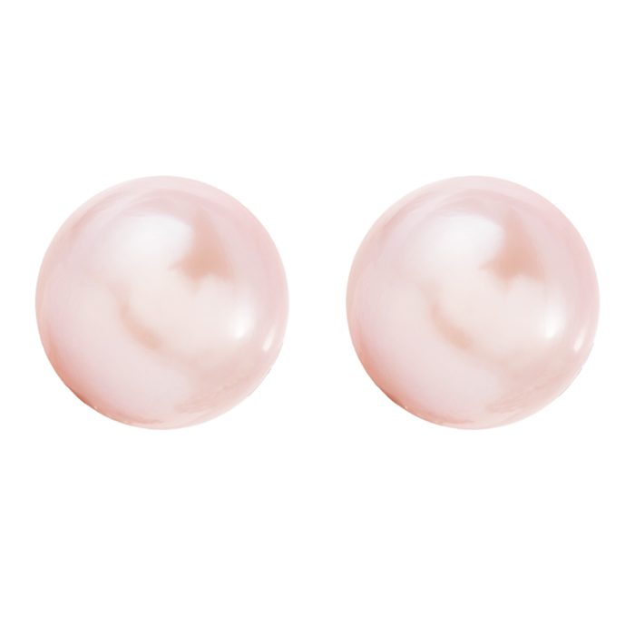 Pick A Pearl Double Pink Freshwater Pearl on a white background