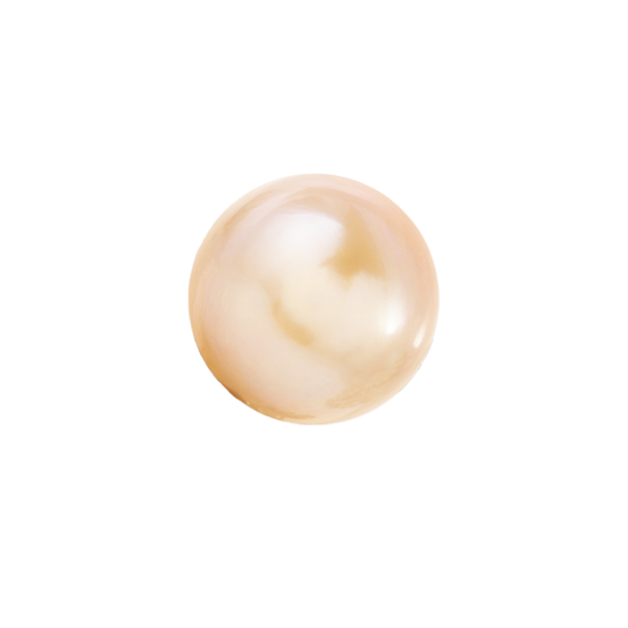 Pick A Pearl Single Peach Freshwater Pearl on a white background
