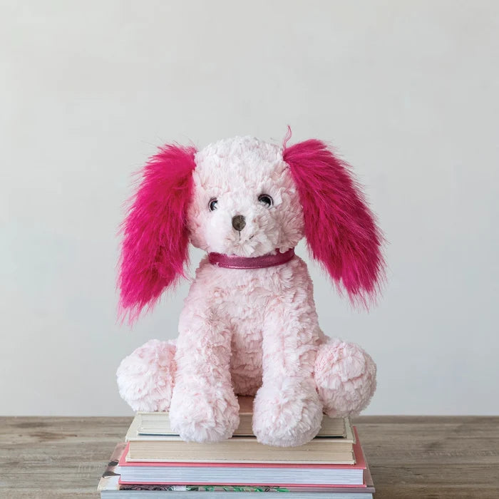 Pink Dog Plush - Madison's Niche