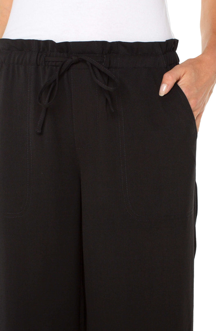 Pull on Tie Waist Wide Leg Pant - Madison's Niche