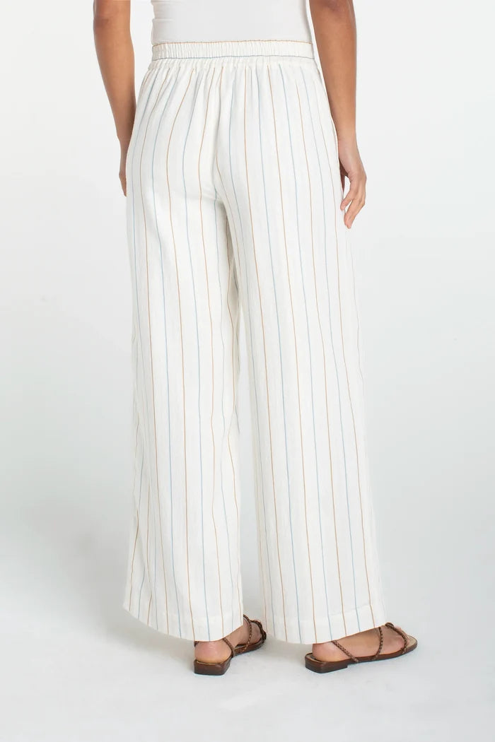 Pull-on Wide Leg Pant in Cream - Madison's Niche