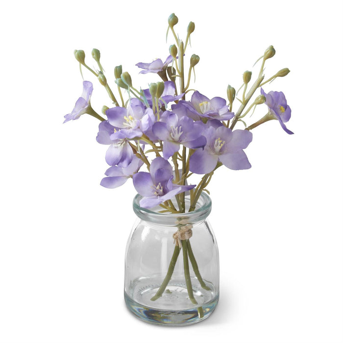 Purple Delphinium in Vase - Madison's Niche