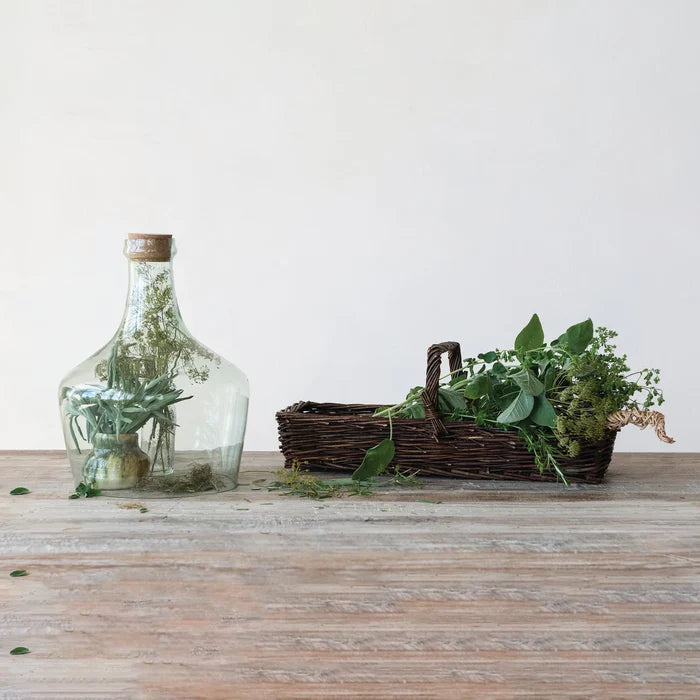 Reed Basket with Handle - Madison's Niche