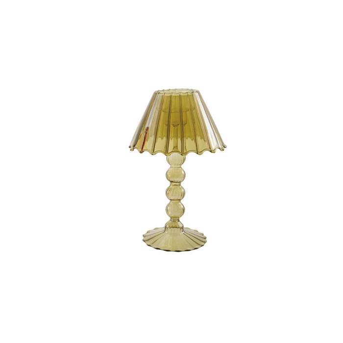 Scalloped Candle Holder Table Light - Madison's Niche