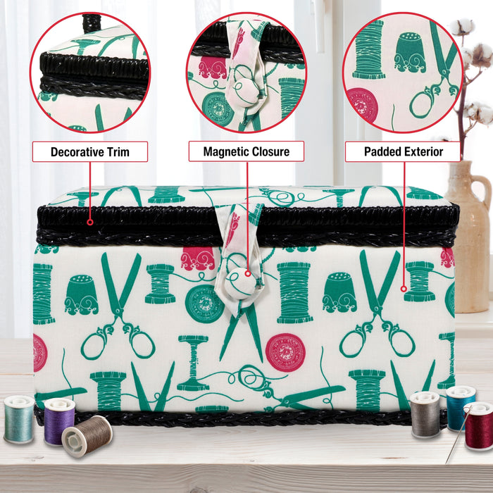 SINGER® Large Sewing Basket Kit