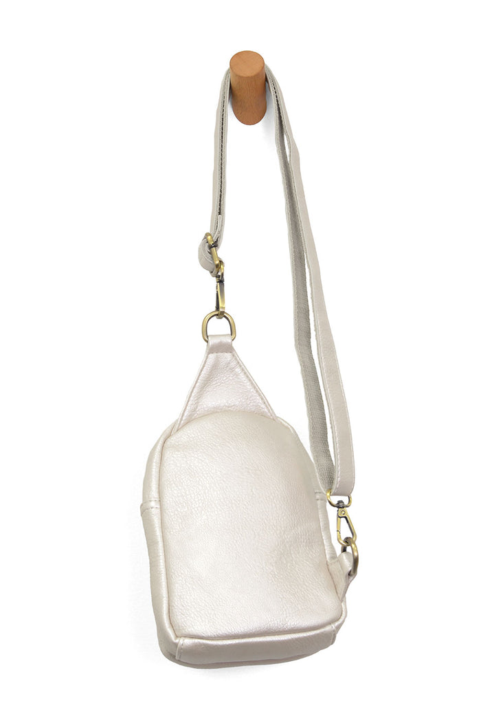 Skyler Sling Bag in Pearl - Madison's Niche