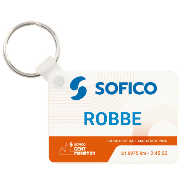 Sofico Gent Marathon - Keyring finisher half marathon