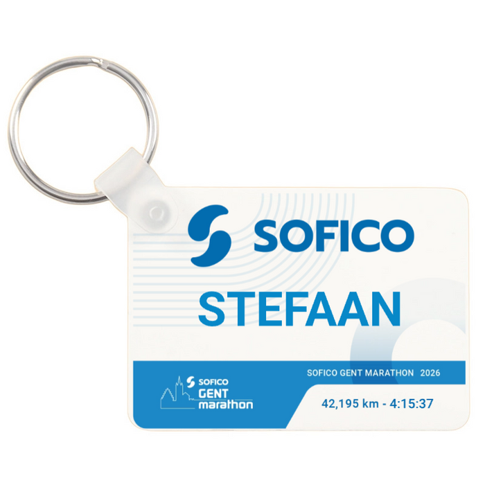 Sofico Gent Marathon - Keyring finisher marathon