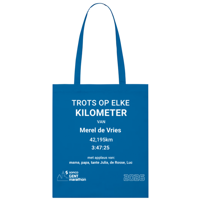 Sofico Gent Marathon - Totebag finisher 'Trots'