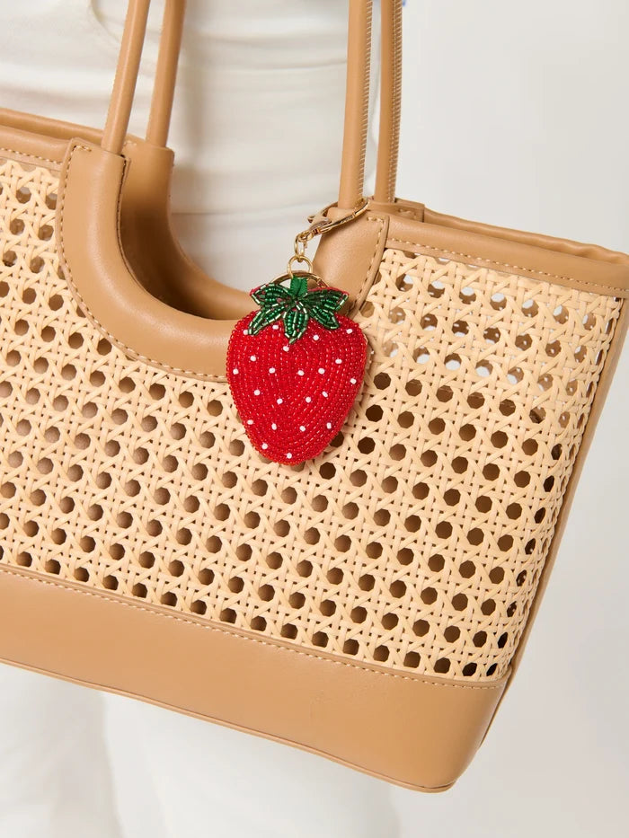 Strawberry Key Ring - Madison's Niche