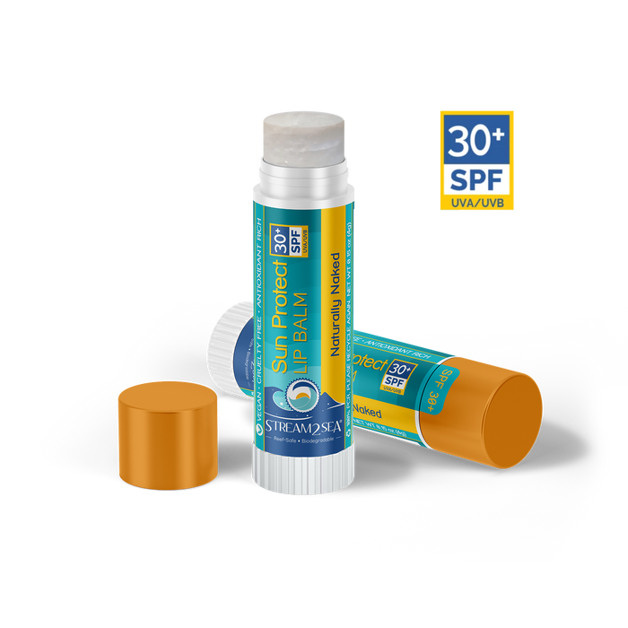Sun Protect Lip Balm Naked - SPF 30+, 0.15oz.