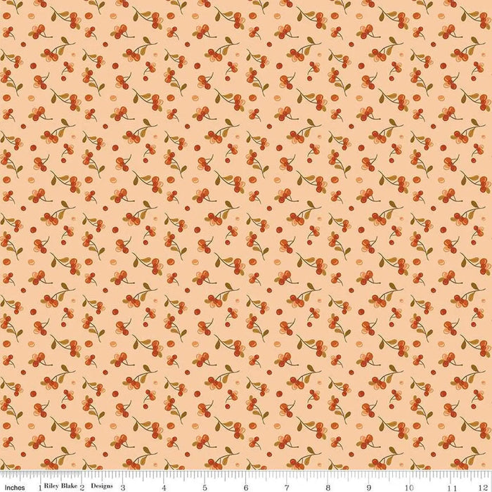 The Awe of Autumn Bittersweet Blush 43"/44" Fabric Per Yard