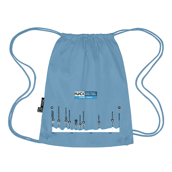 UCI GF Vosges - Drawstring bag blue - Profile