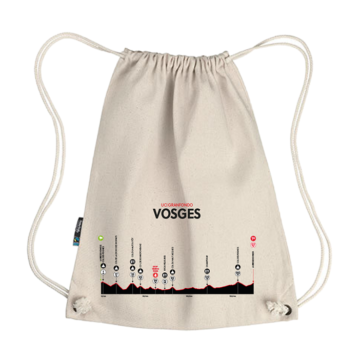 UCI GF Vosges - Drawstring bag ecru - Profile