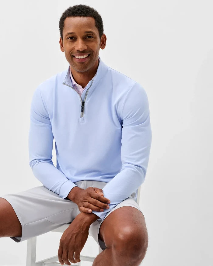 Weston 1/4 Zip Pullover in Kona - Madison's Niche